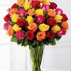 50 Rosas Colores Surtidos