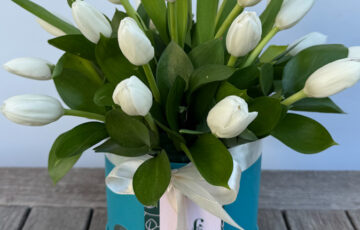 Arreglo de Tulipanes Blancos