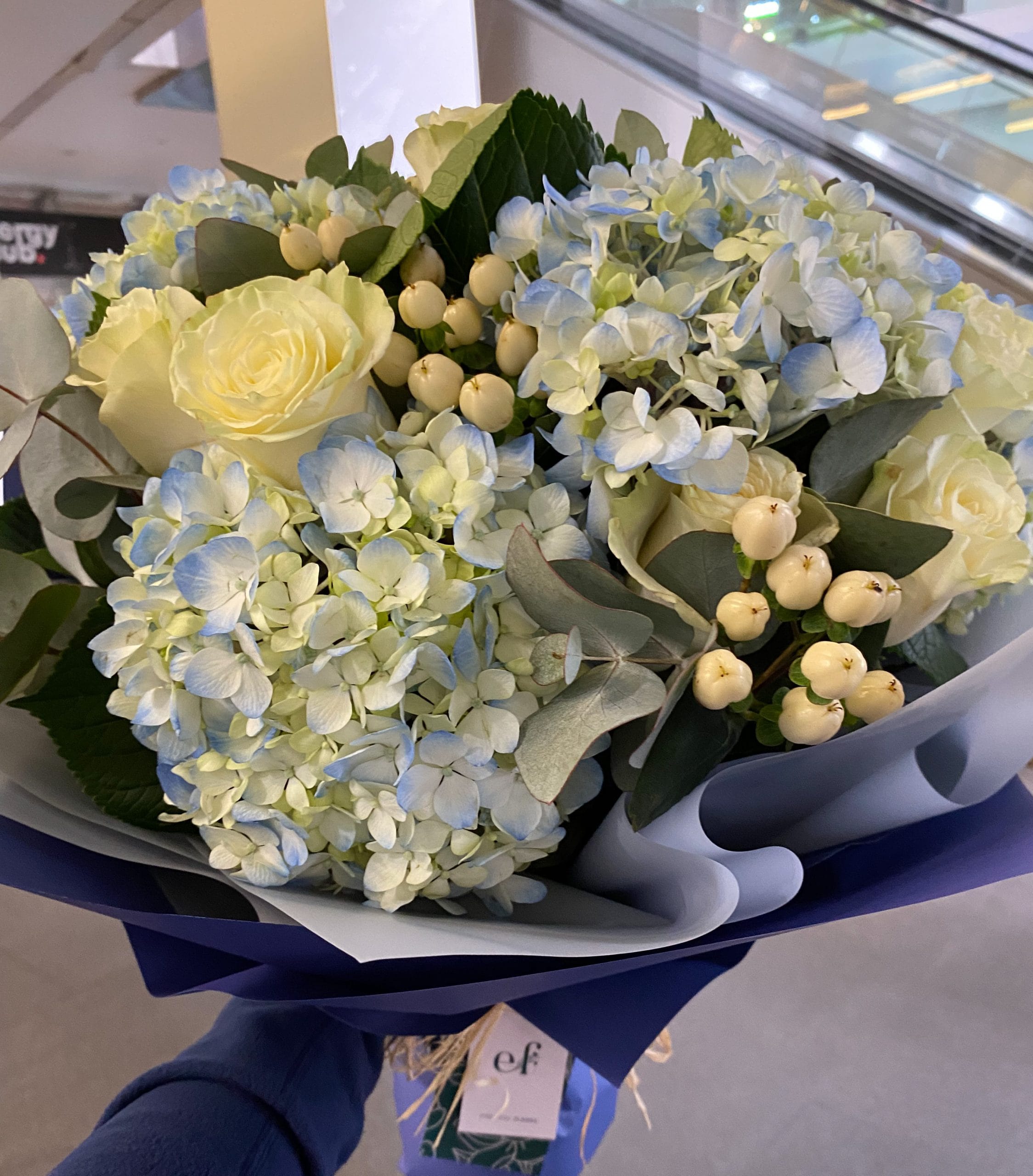 Ramo de Hortensias y Rosas