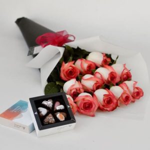 Cono Bicolor Enamorados