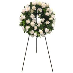 Corona de Rosas Blancas