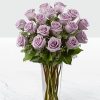 Florero con 24 Rosas Lilas