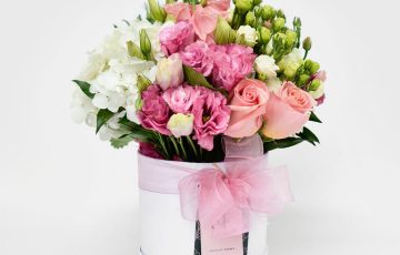 Macizo de flores elegantes