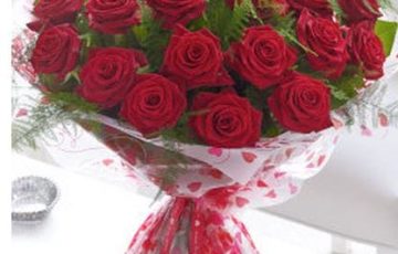 Ramo 24 rosas rojas premiun
