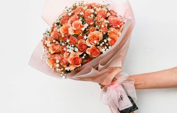 Ramo circular de Mini Rosas