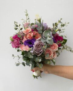 Ramo de Novia Rosa Lavanda