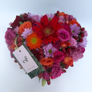 Ramo Floral Vibrante de Rosas y Gerberas – Exóticas Flores®