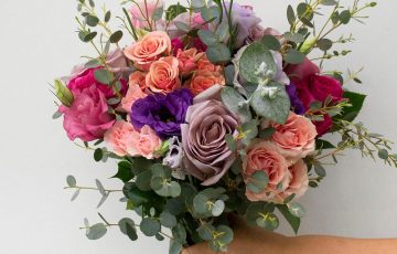 Ramo de Novia Rosa Lavanda