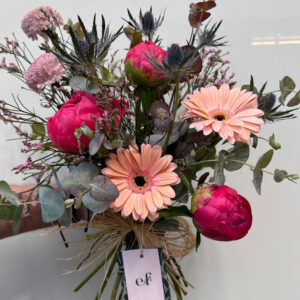 Ramo Peonías y Gerberas – Exóticas Flores®