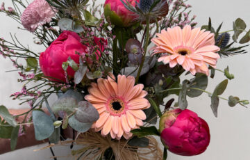 Ramo Peonías y Gerberas – Exóticas Flores®