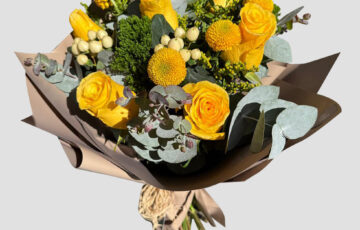 Ramo Radiante de Rosas Amarillas – Exóticas Flores®