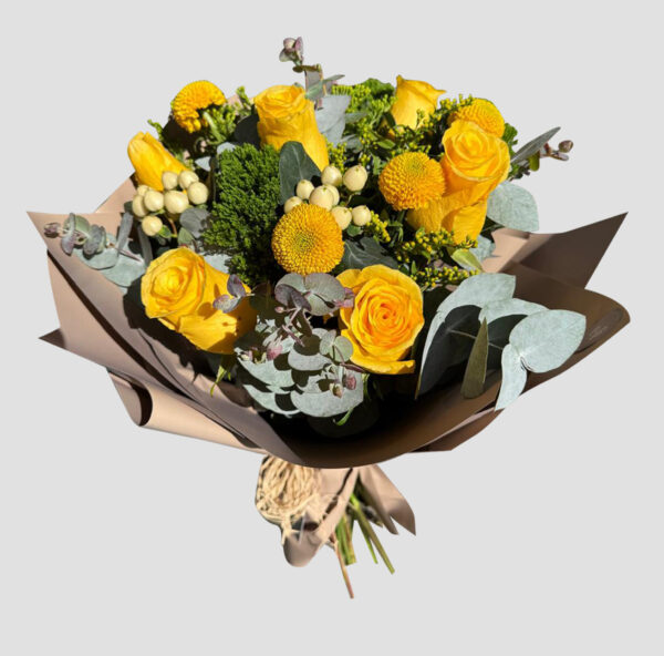 Ramo Radiante de Rosas Amarillas – Exóticas Flores®