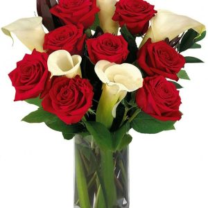 Rosas Rojas y Calas