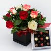 San Valentin Rosas y Bombones Medium