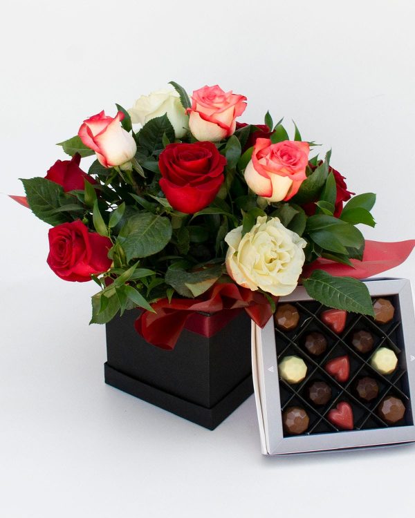 San Valentin Rosas y Bombones Medium